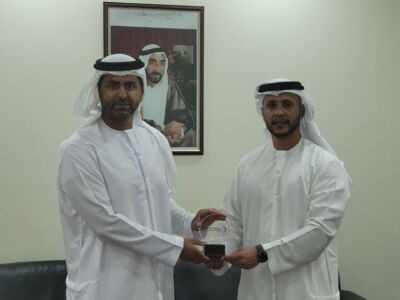 Chairman Eng. Saeed rewarded by Red Cresent Members 2021-12-09